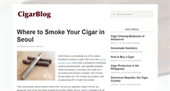 Desktop Screenshot of cigar-blog.com