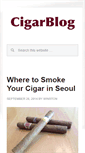 Mobile Screenshot of cigar-blog.com